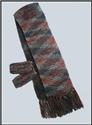 Pattern, Simple & Easy Knitted Scarf & Wrist Warmers by Mary Gaines Designs