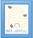 Stamped Stitchable, Bee Joyful Sampler by Jack Dempsey
