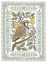 Pattern, Perched Partridge by Imaginating