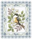 Pattern, Chirping Chickadee by Imaginating