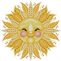 Pattern, Colorful Sunshine by Kitty & Me Designs