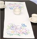 Stamped Stitchable, Wildflowers Table Runner by Jack Dempsey