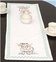 Stamped Stitchable, Highland Cow Table Runner by Jack Dempsey