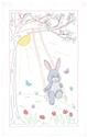 Stamped Stitchable, Swinging Bunny by Jack Dempsey