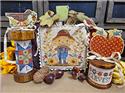 Pattern, Scarecrow Spool Set by Quaint Rose Needle Arts