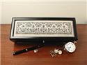 Pattern, Gentleman's Blackwork Treasure Box by The Sweetheart Tree