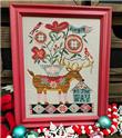 Pattern, Jingle All The Way Deer by Quaint Rose Needle Arts