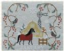 Pattern, Barn Calendar January by Twin Peak Primitives