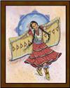 Pattern, Spirit Dancer by Joan Elliott Design