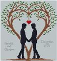 Cross Stitch Patterns, I Do Wedding Keepsake (Men) by Artists Alley