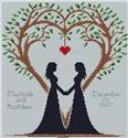 Cross Stitch Patterns, I Do Wedding Keepsake (Women) by Artists Alley