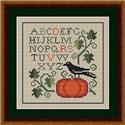 Pattern, Autumn Crow And Pumpkin by Happiness is Heartmade