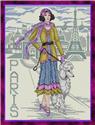 Pattern, Belle Paris by Joan Elliott Design