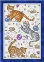 Pattern, Playful Kittens by Joan Elliott Design