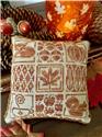 Pattern, Autumn Pillow by Flossabilities