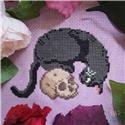 Pattern, Cat and Skull by BAD Stitch