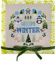 Pattern, Winter Wreath by Tiny Modernist