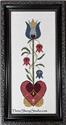 Pattern, Blue Tulip - 1744 Fraktur by Three Sheep Studio