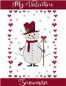 Pattern, My Valentine Snowman by Anabella's Inc