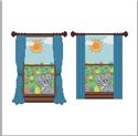 Pattern, April Window View In Stitches by Stitches and Cutz