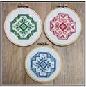 Pattern, Quaker Christmas Ornaments by The Stitcherhood