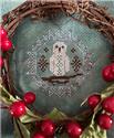 Pattern, Quirky Quaker Snowy Owl by Darling & Whimsy Designs
