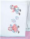 Stamped Stitchable, Ann & Andy (Perle Edge Pillowcase) by Jack Dempsey