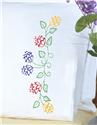 Stamped Stitchable, Tulips (Lace Edge Pillowcase) by Jack Dempsey