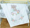 Stamped Stitchable, Bear & Bunny by Jack Dempsey