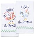 Stamped Stitchable, Rule the Rooster by Jack Dempsey
