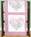 Stamped Stitchable, Floral Heart (Quilt Blocks) by Jack Dempsey