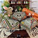 Pattern, Easter Biscornu Trio by Puntini Puntini