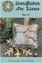 Pattern, Snowflakes are Kisses by Annie Beez Folk Art