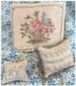 Pattern, 1830s Rose Basket Needlebook by Samplers Not Forgotten