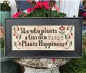 Pattern, Plant Happiness by Carriage House Samplings