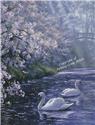 Pattern, Mute Swans 2 by Artecy Cross Stitch
