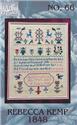 Pattern, Rebecca Kemp 1848 by Bendy Stitchy Designs