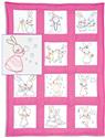 Stamped Stitchable, Bunnies Nursery Quilt Blocks by Jack Dempsey