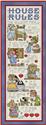 Pattern, Teddy Bear House Rules by Joan Elliott Design