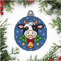 Pattern, Christmas Ornament - COW by Cross Stitch Wonders