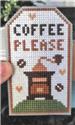 Pattern, Coffee Please Tag by Cute Embroidery by Kate