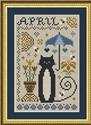 Pattern, Cat Tales Collection: April Cat by Happiness is Heartmade