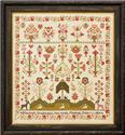 Pattern, Elizabeth Stephenson 1854 by Hands Across the Sea Samplers
