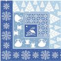Pattern, January~Cozy Cabin by Gracewood Stitches