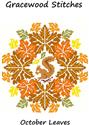 Pattern, October Leaves by Gracewood Stitches