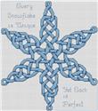 Pattern, Snowflake Knotwork by Artists Alley