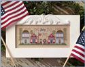 Pattern, July Mini Village by Country Cottage Needleworks