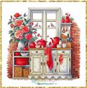 Pattern, Kitchen Roses by Les Petites Croix De Lucie