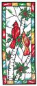 Pattern, Stained Glass Winter Cardinal by Imaginating
