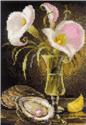 Kit, Calla Lilies and Oyster by Riolis